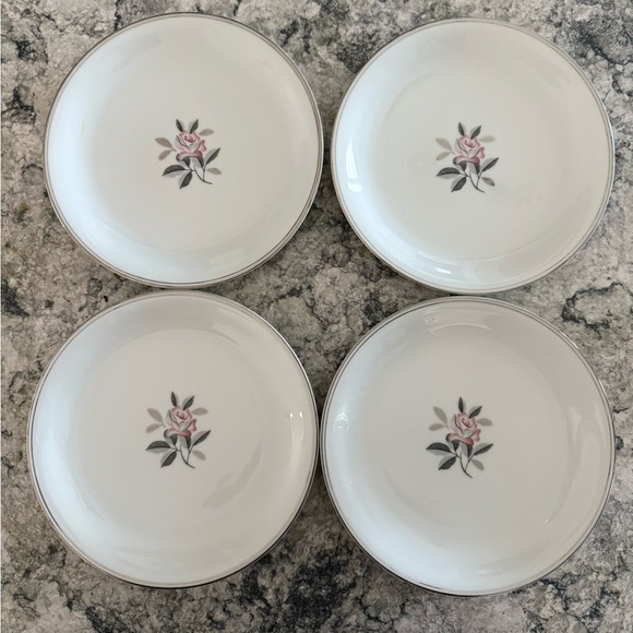 Noritake Other - 4 - Vintage Noritake “Rosales” Bread and Butter 8” Plates